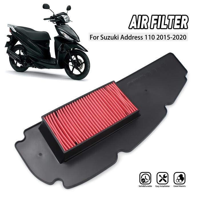 Motorcycle Air Filter For Suzuki Address 110 2015 2016 2017 2018 2019 2020 Engine Maintenance Parts 