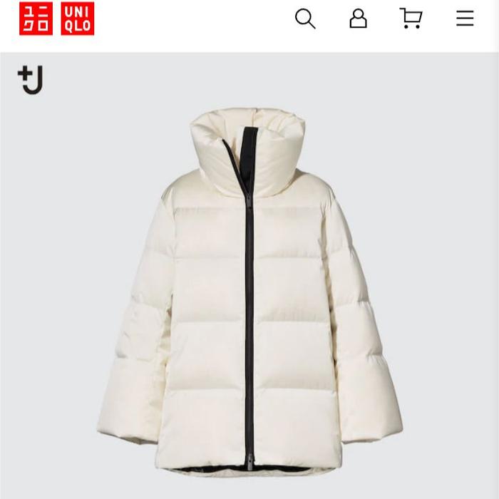 Preloved Puffer Down Jacket Uniqlo +J x Jil Sander Second Original