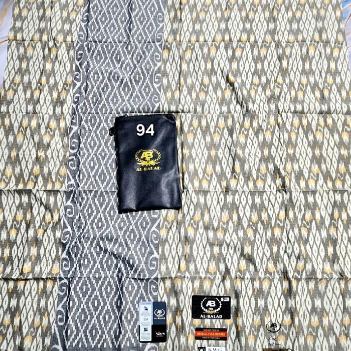 sarung albalad motif Kawung/kwg full mesres jahit tengah Muslim Pria Dewasa