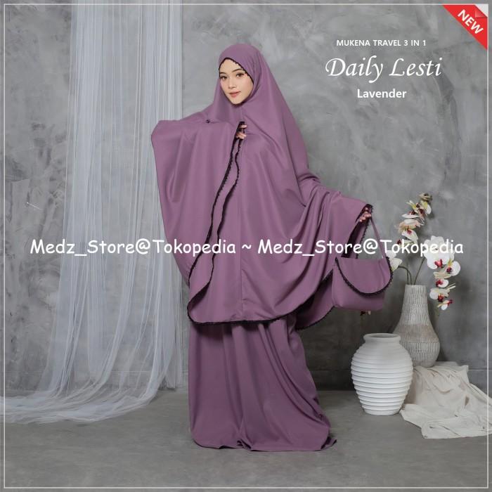 Medz Store Mukena Dewasa Daily Anisa Lesti Travel 3 in 1