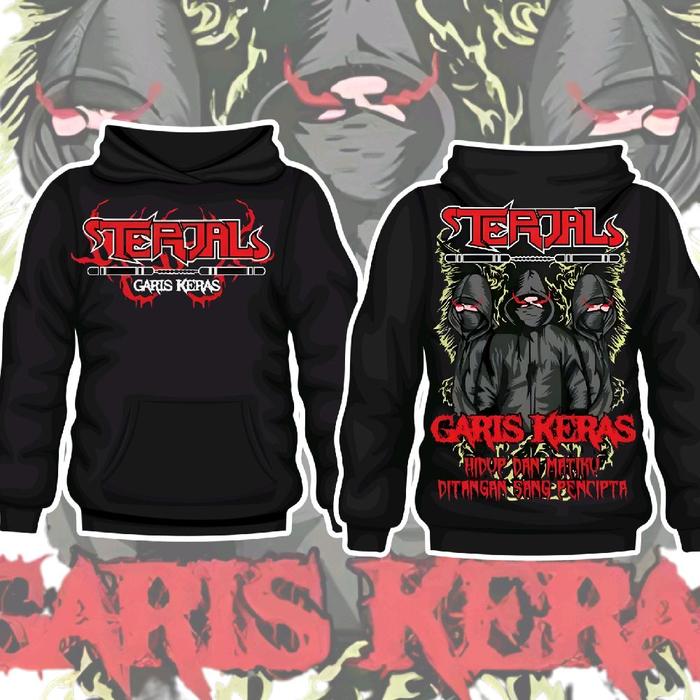 PROMO HOODIE TERJAL GARIS KERAS HOODIE TERJAL PSHT HOODIE PSHT BAHAN CATTON FLEECE HOODIE OVERZISE U