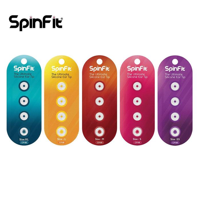 SpinFit CP100 CP800 CP145 (2 pairs) Patented 360 Degree Free Rotation Silicone Eartips for DUNU Earp