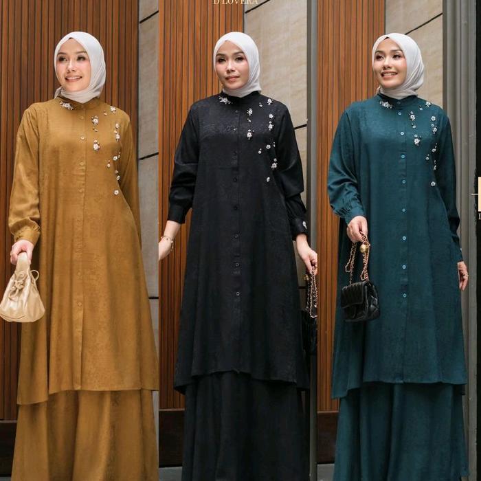 Valina set rok by dlovera /tunik dengan rok