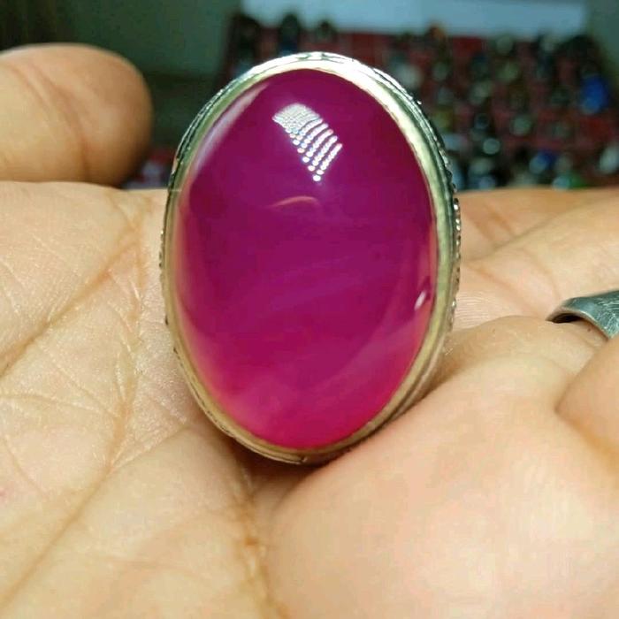 akik merah siam ros natural alami