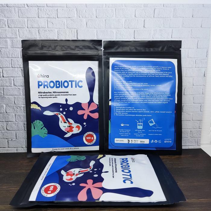 Probiotik Starter Kolam Koi | Nitrobacter | Hira Probiotik 100 Gram Terlaris