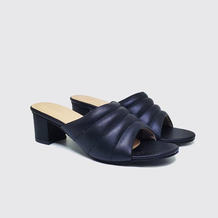 Alona Leather Big Size Sandal Selop Wanita Formal Pesta Pernikahan Kasual Original Ukuran Jumbo 40-4