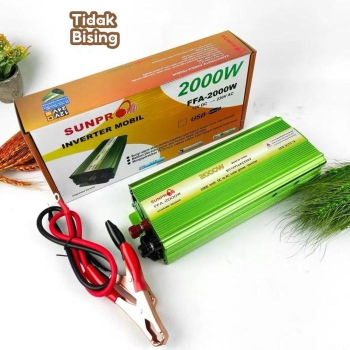 Sunpro Power Inverter FFA 2000w 12V-24V Inverter Mobil