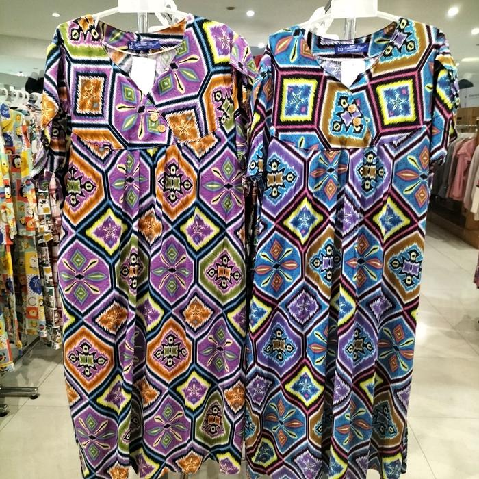 Kencana Ungu Daster Batik Wanita