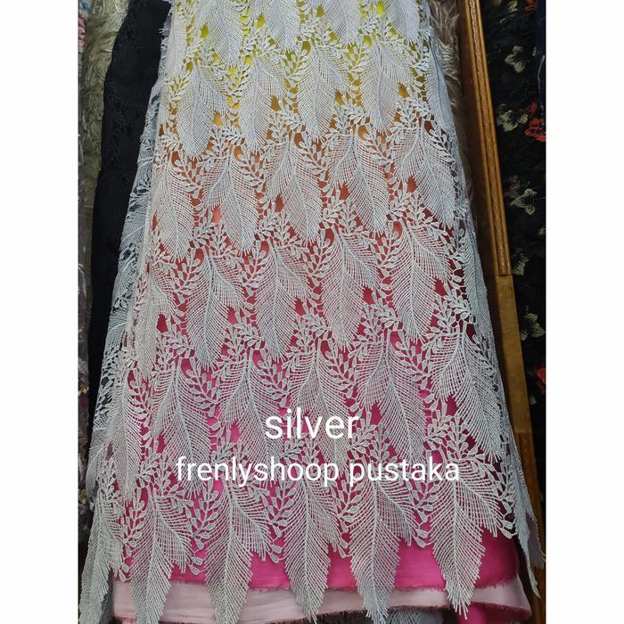 Kain Brukat Prada Oki / Bahan Brokat Prada Oki Import
