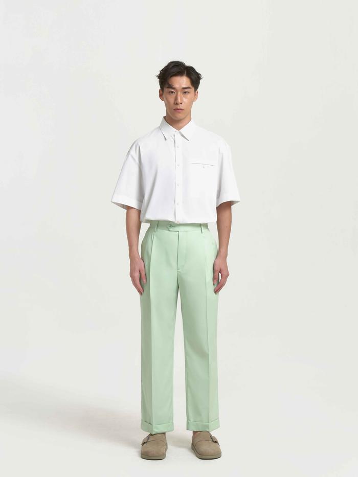 MASSHIRO&Co. - RYUGA PANTS - MINT GREEN