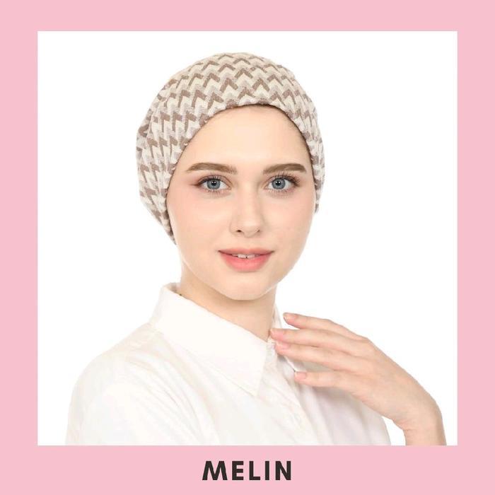 Kaloka turban hijab beanie kupluk topi kemo - Melin