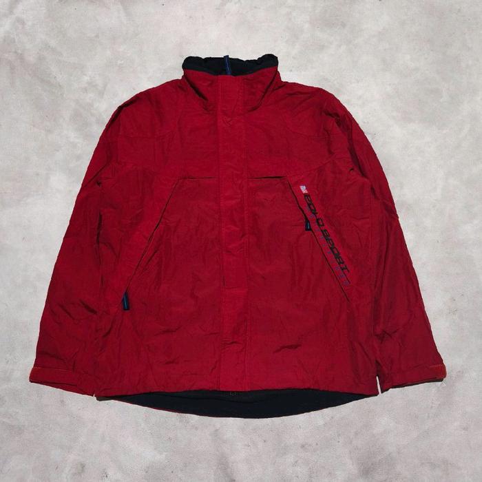 Jaket pria polo rl merah bekas