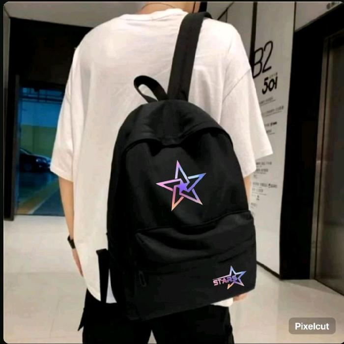StarCollektion tas punggung distro pria dan wanita (starlight member) tas punggung simple murah dan 