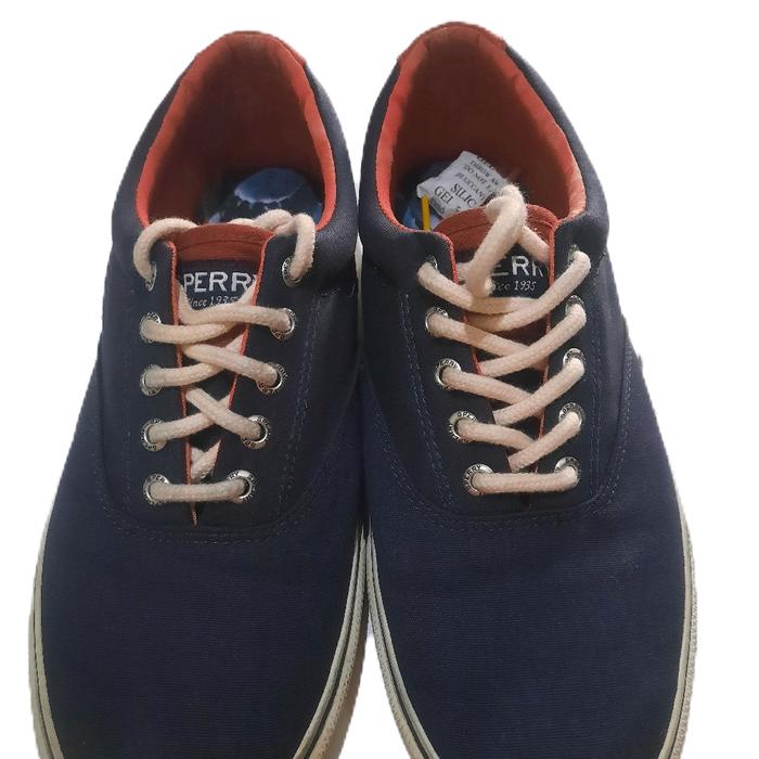 Sperry Jaws 50th Anniversary Limited Edition Sepatu Pria Biru Tua Casual Sneakers Dengan Kondisi Bai