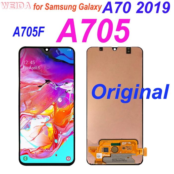 Original A70 LCD for Samsung Galaxy A70 2019 A705 A705F SM-A705F LCD