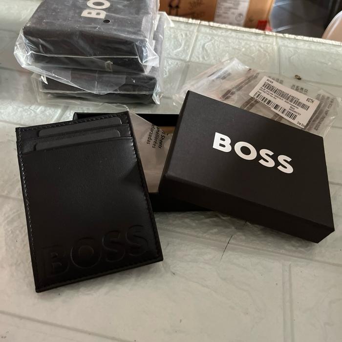 Boss card holder wallet dompet hugo boss original resmi full leather by lnstagram Lqtokk