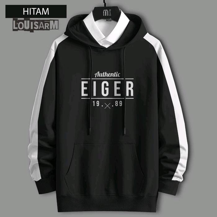 Hodie Sweater EIGER AUTENTIC 1989 Unisex Cowok Cewek Hoodie Pria Wanita Distro Keren Oversize Panjan