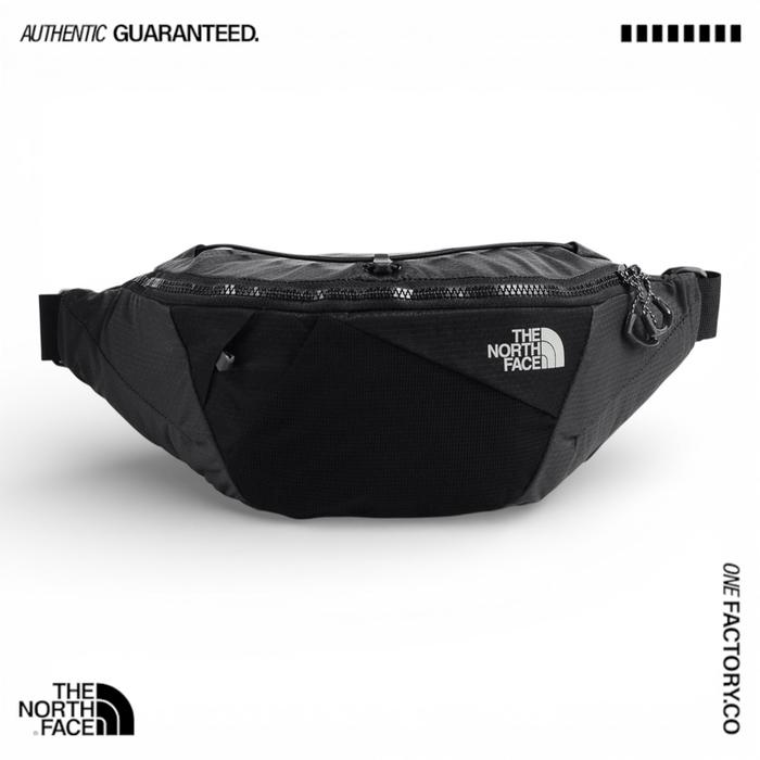 The North Face Lumbnical S HipBag —4L Black Asphalt Grey 100%Original