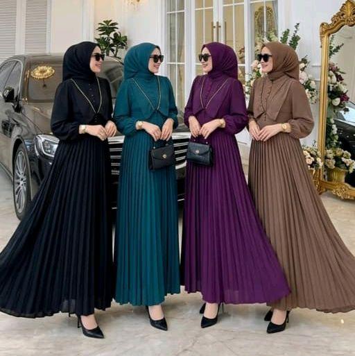 gamis overall lepasan free bross mawar ori SHR