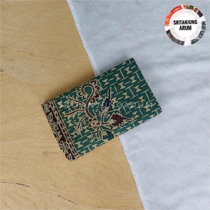 Kain Batik Banyuwangi Gajah Oling Hijau Sage Jam Pasir – Katun Primisima Semi Tulis Premium Adem Hal