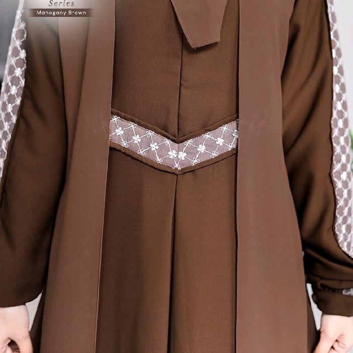 Sahira Gamis Series by Salvina dress cantik detail brokat