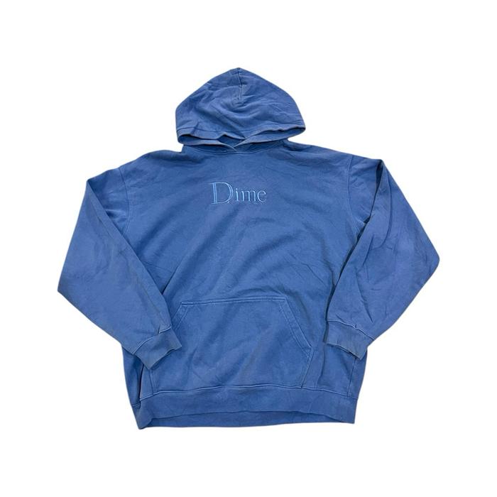 Hoodie Dime Blue emboridery