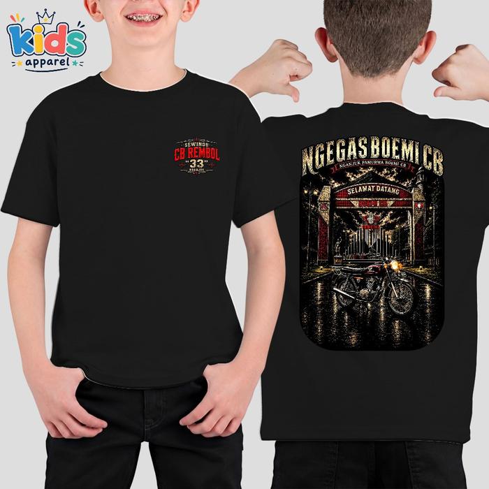 Kaos ANAK Sewindu Cb Rembol 33 Nganjuk Ngegas Boemi CB 2026