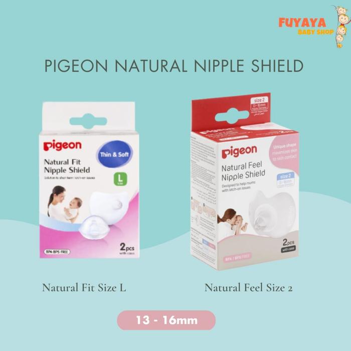 Pigeon Natural Fit Nipple Shield Size L / Pigeon Nipple Shied Natural Feel size 2
