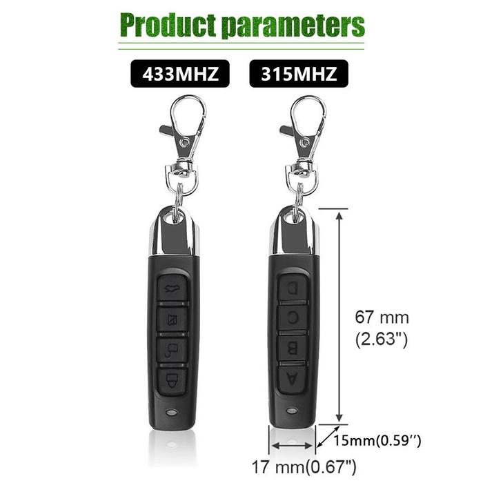 Duplikat remote mobil universal 433MHz 315MHz