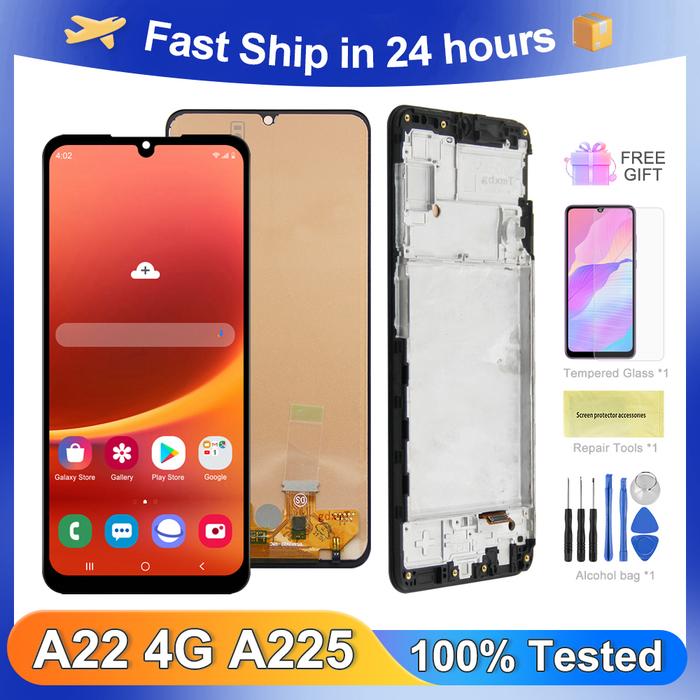 A22 4G Screen For Samsung Galaxy A22 4G A225 SM-A225F SM-A225F/DS LCD