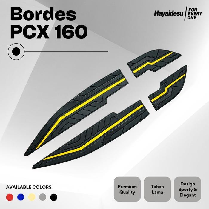 Hayaidesu PCX 160 Floor Step Boardrest Karpet Motor PCX 160 Bordes