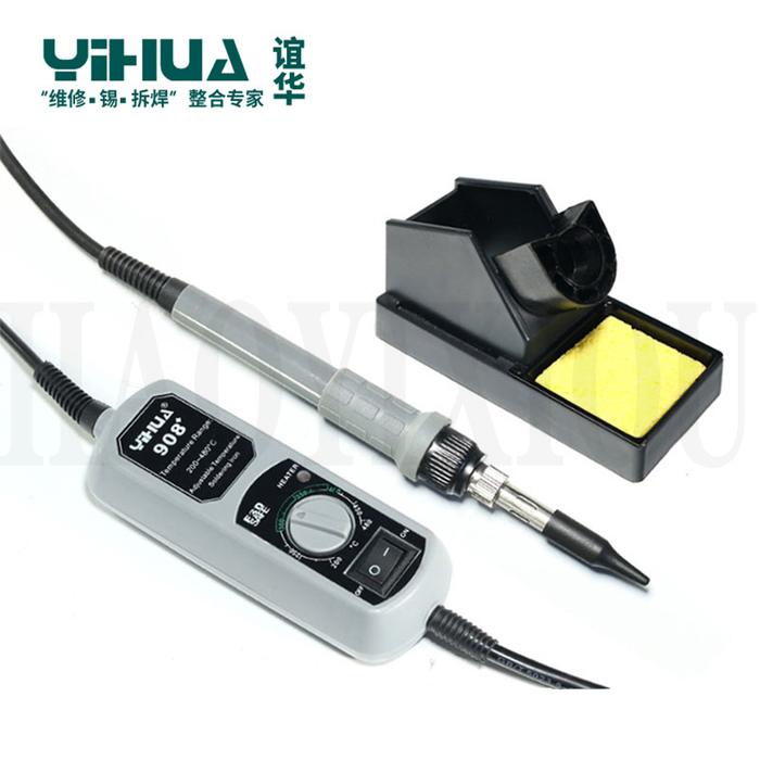 YIHUA 908+ Upgrade 908D LED Digital Soldering Station Mini Portable
