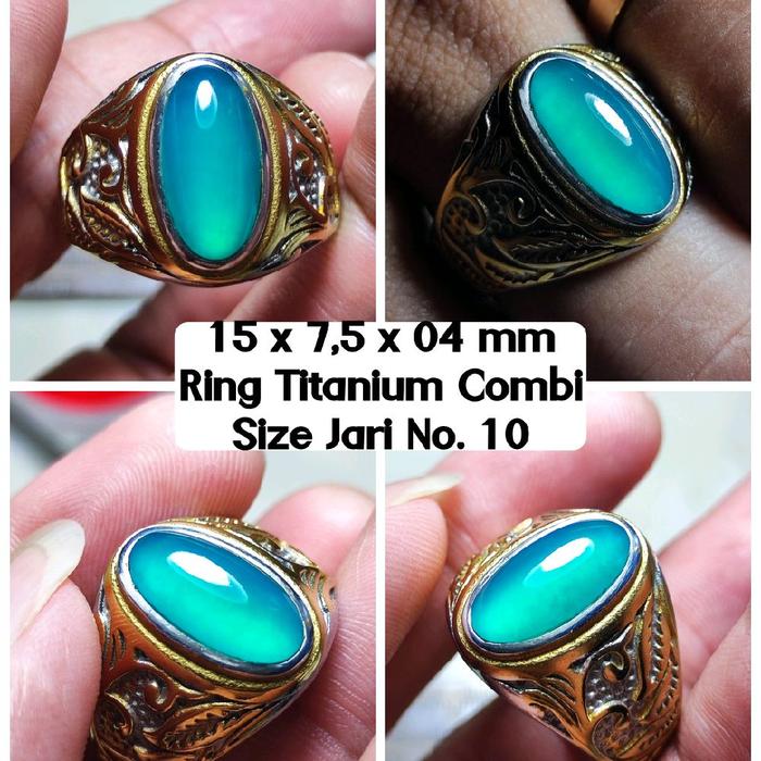 Cincin Bacan Majiko Gulao Super Kristal HQ Giwang Murah Berkualitas BATU BACAN DOKO GULAO SUPER HQ K