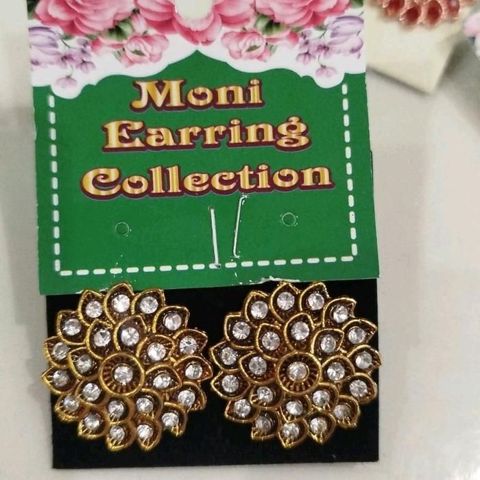 Anting duduk Anting india batu anting bulat