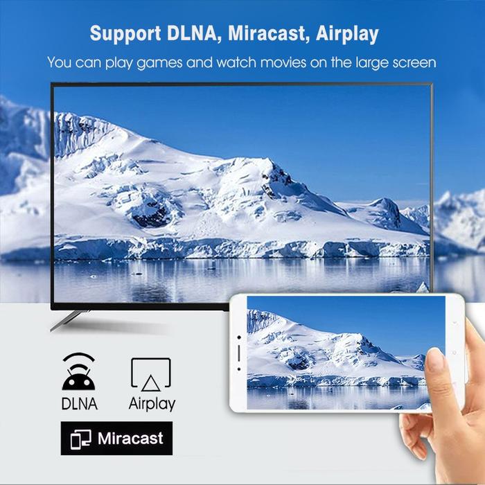 WOOPKER Smart TV Box H96 Mini V8 Android 10 2GB RAM 16GB Mendukung