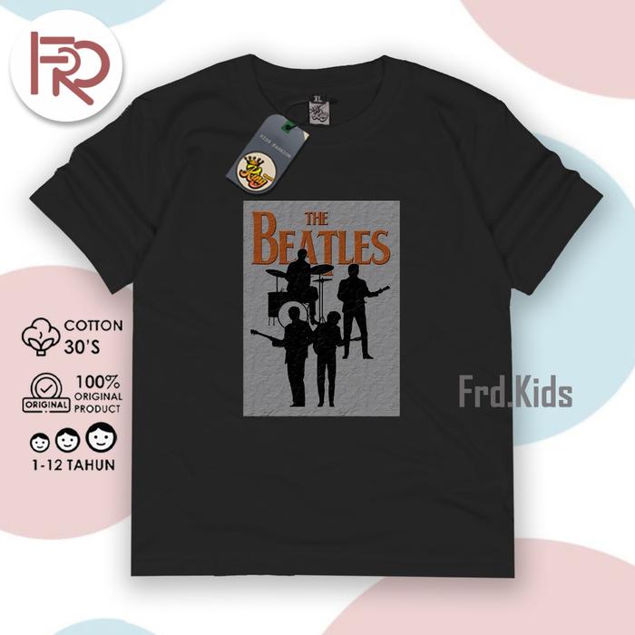 FRD.KIDS - Kaos THE BEATLES Anak  Katun CD 30s Premium Umur 1-12 Tahun