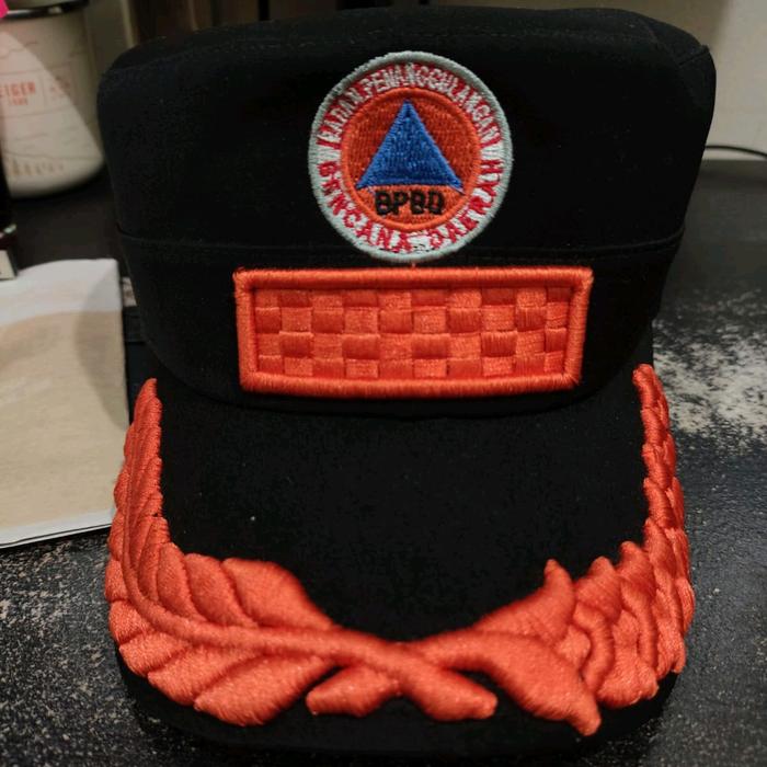 Topi Komando BPBD Original Timbul Custom Pria Wanita
