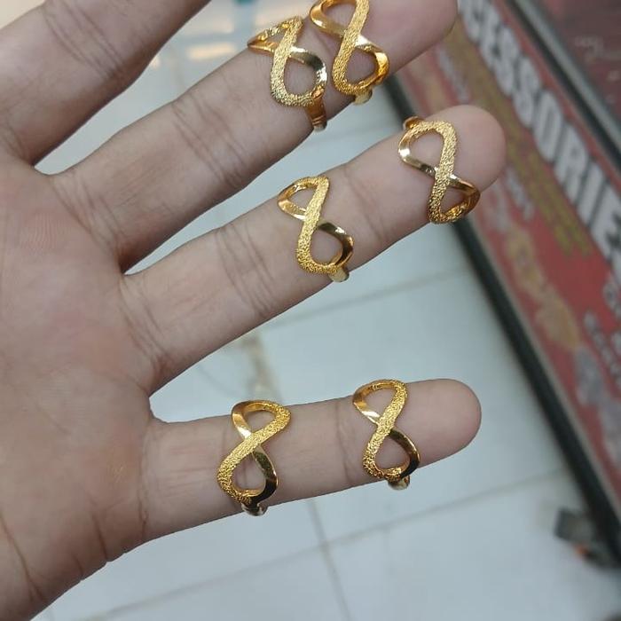 Cincin Emas Crum Kristal Asli Aceh mewah Versi 1 Mayam