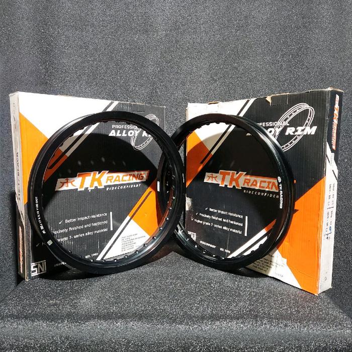 Pelek Tk Racing 185-17 Pelek Tk Racing 215-17 Black Bright Wm Hole 36 Velg Alumunium Pelk Tk Racing