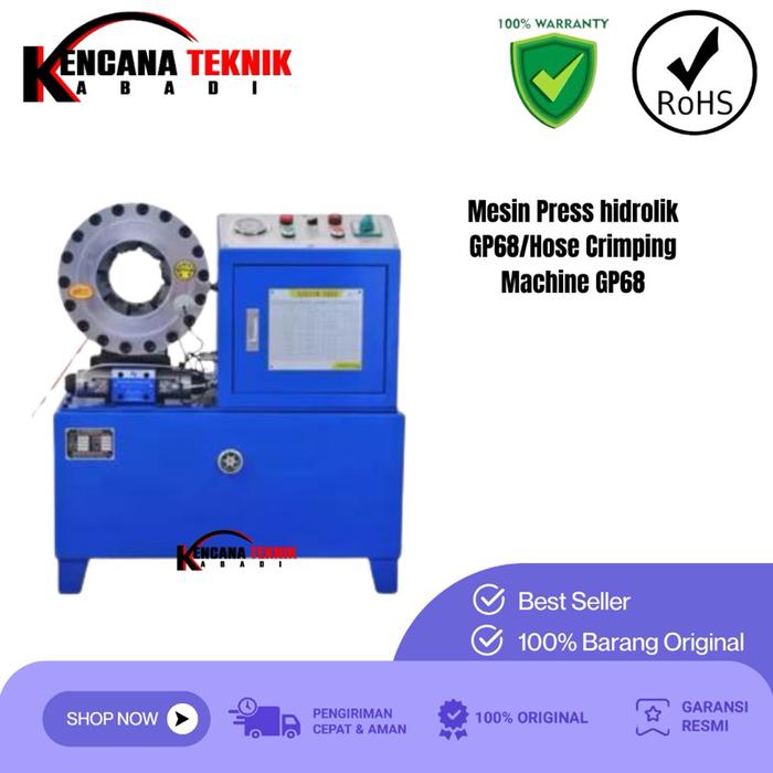 Mesin Press hidrolik GP68/Hose Crimping Machine GP68