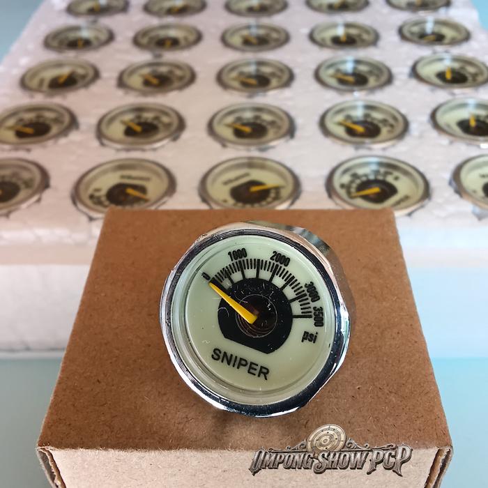 Manometer 3500 PSI, Manometer DM25 3500 PSI, Manometer Luminus, Manometer Pompa PCP, Manometer Tekan
