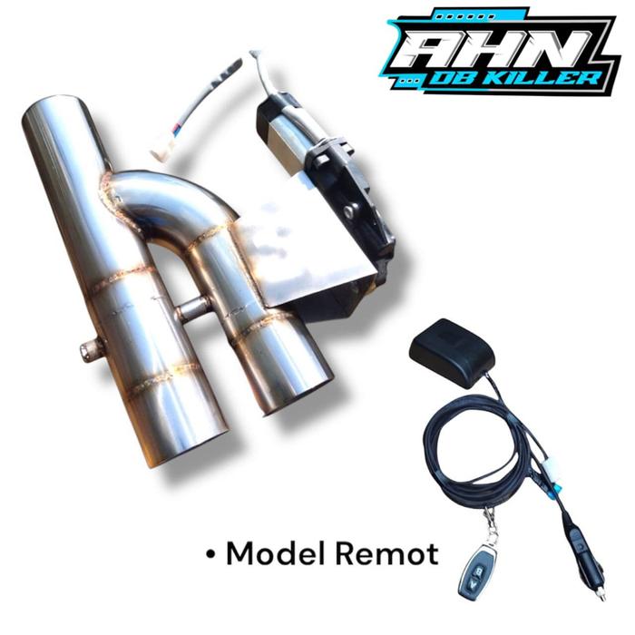 Valvetronic exhaust 2 suara model remot untuk mobil