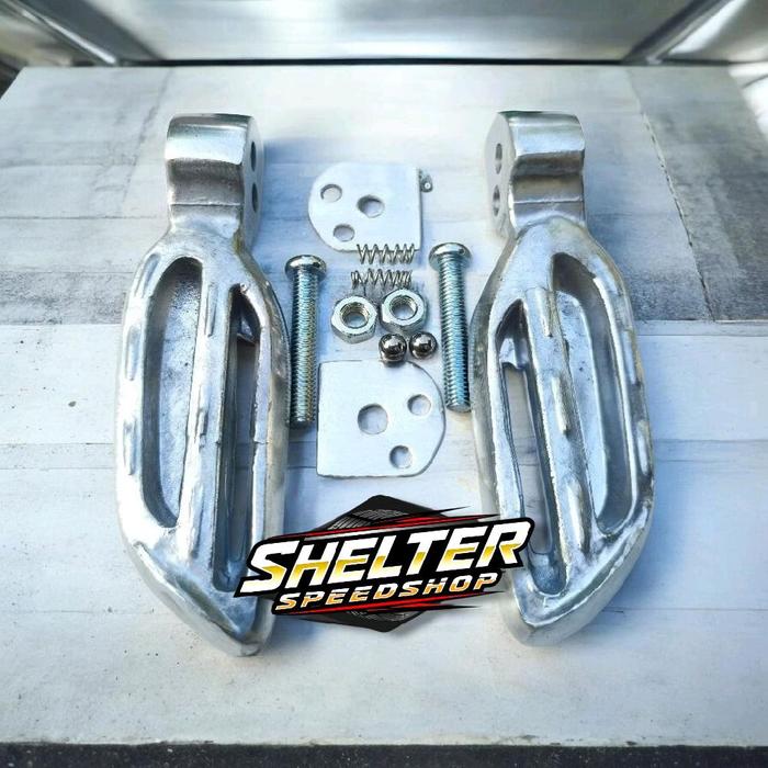 Shelter Speedshop Footstep Scoopy 2021 Set Lengkap Plug and Play Anti Karat Desain Stylish untuk Mot