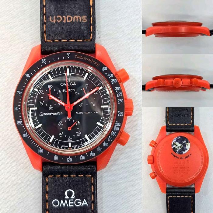 JAM TANGAN OMG X SWATCH BIOCERAMIC MOON FULLSET