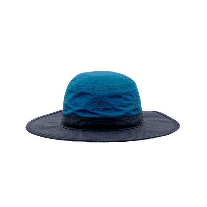 Topi Rimba Pria Eiger Original Bahan Nilon Warna Biru Qualla Hat