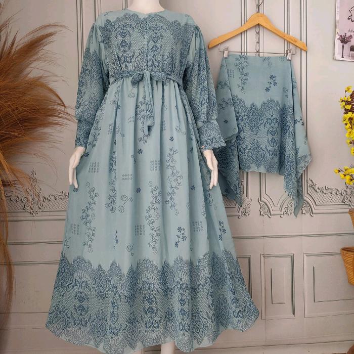 Aulia Set hijab Jumbo  ceruty dobel furing