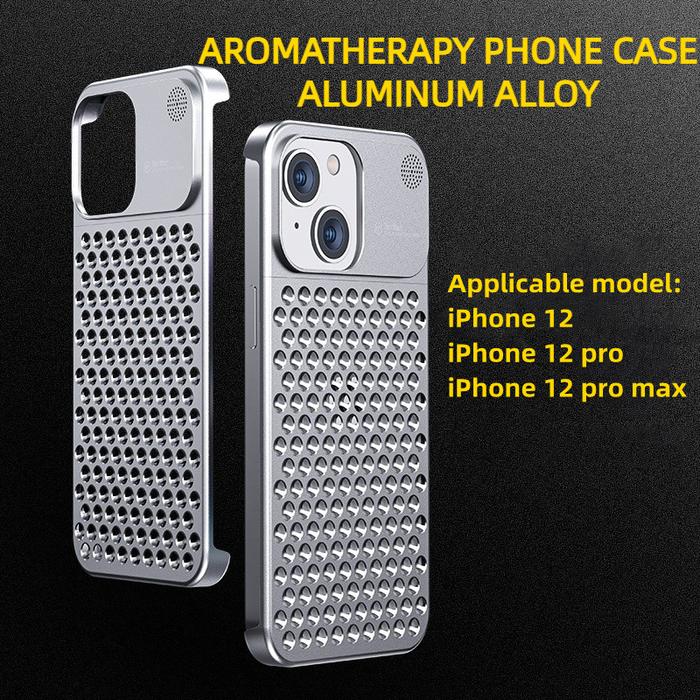 Casing logam IPhone 15 14 13 12 Pro Max, casing pembuangan panas,