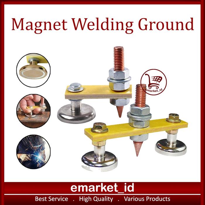 Magnet Welding Ground / Klem Tang Travo Las / Clamp Stang Kabel Massa Mesin Listrik Magnetic Magnit