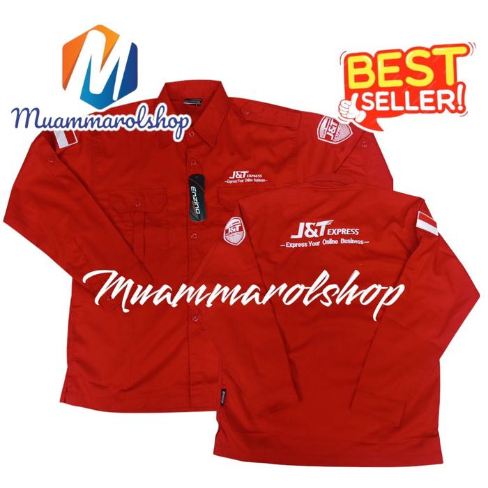 kemeja kurir j&t express kemja JNT express