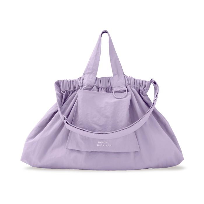 BEYOND THE VINES XL Dumpling Bag Nylon/Tas selempang tote bag nilon - Lilac